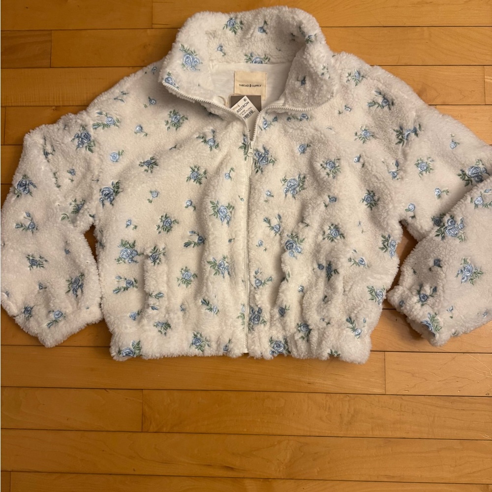 NWT Thread & Supply Embroidered Jacket